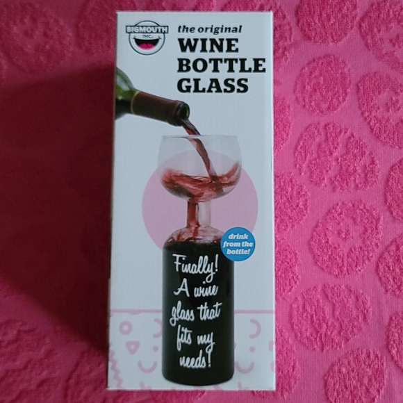 Big Mouth Other - Wine Bottle Glass